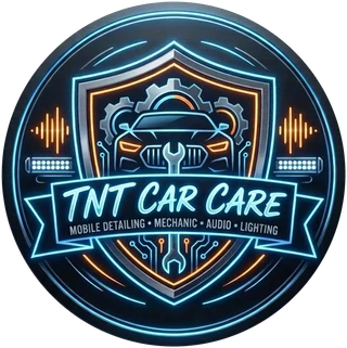 TNT Car Care round shield logo